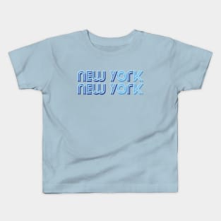 nyc typoraphy Kids T-Shirt